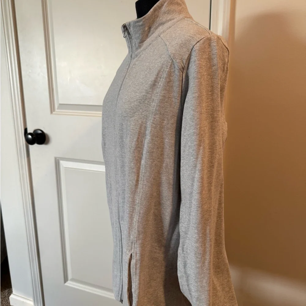 CJ Banks Light Gray Jacket - Picture 3 of 6